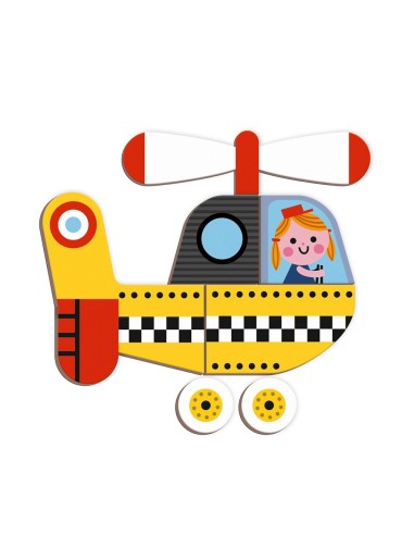 Juego magnético Magneti'book Bólidos