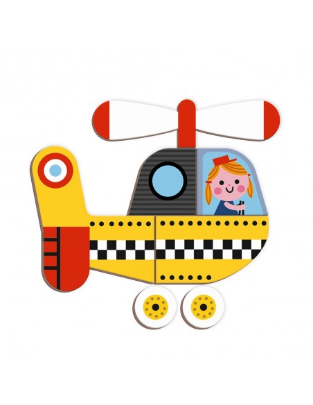 Juego magnético Magneti'book Bólidos