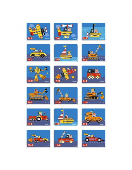 Juego magnético Magneti'book Bólidos