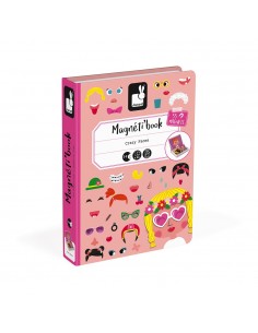 Juego magnético Magneti'book Caras locas de chicas