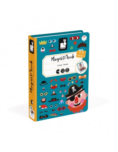 Juego magnético Magneti'book Caras locas de chicos