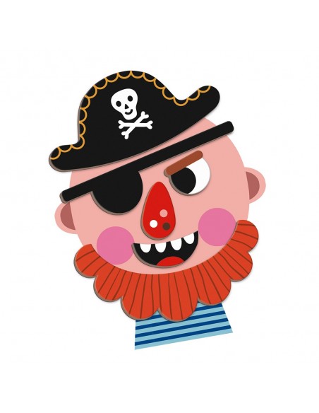 Juego magnético Magneti'book Caras locas de chicos