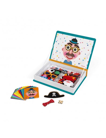 Juego magnético Magneti'book Caras locas de chicos