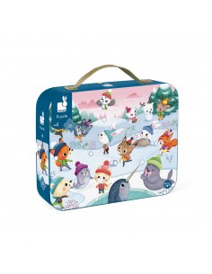 Puzle Fiesta en la nieve, de 36 piezas