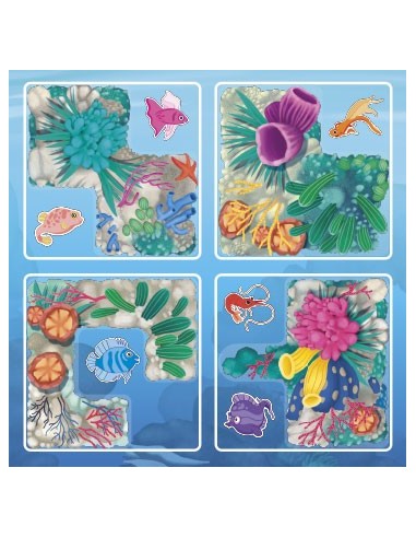 Juego de lógica magnético Coral reef