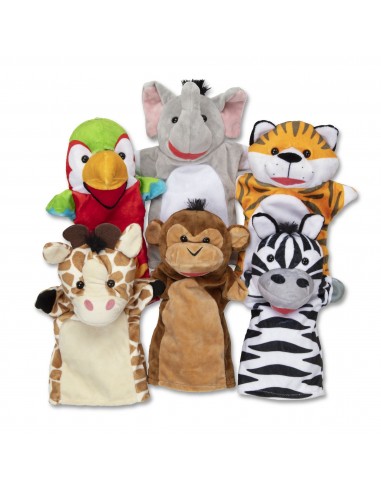 Set de marionetas safari