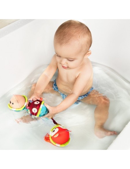 Set de tres bolas de baño