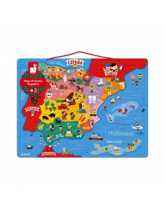 Puzle magnético España, de 50 piezas