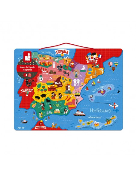 Puzle magnético España, de 50 piezas