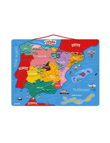 Puzle magnético España, de 50 piezas