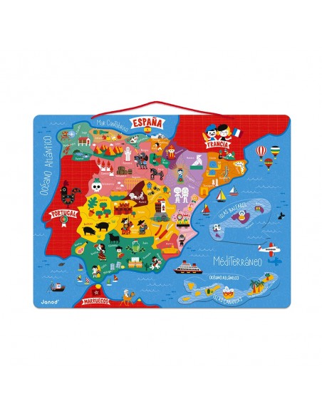 Puzle magnético España, de 50 piezas