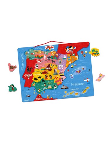 Puzle magnético España, de 50 piezas