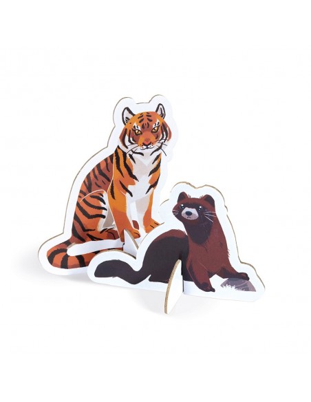 Puzle educativo Animales en peligro, de 200 piezas