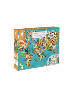 Puzle educativo Los dinosaurios, de 200 piezas