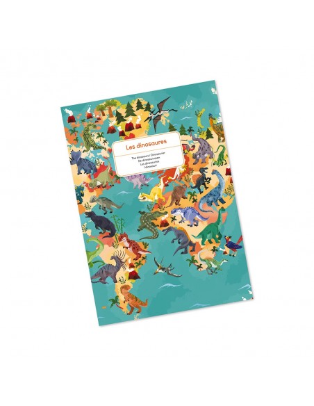 Puzle educativo Los dinosaurios, de 200 piezas