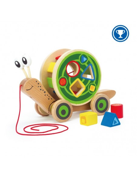 Caracol de madera de arrastre