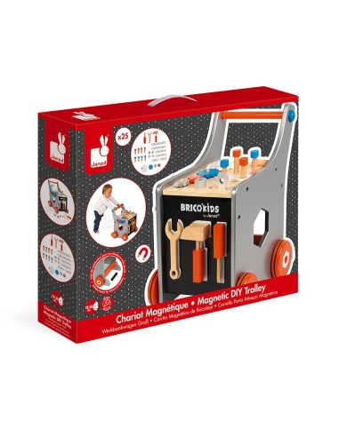 Carrito magnético de bricolaje Brico'Kids