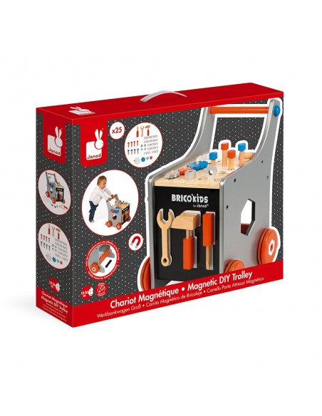 Carrito magnético de bricolaje Brico'Kids