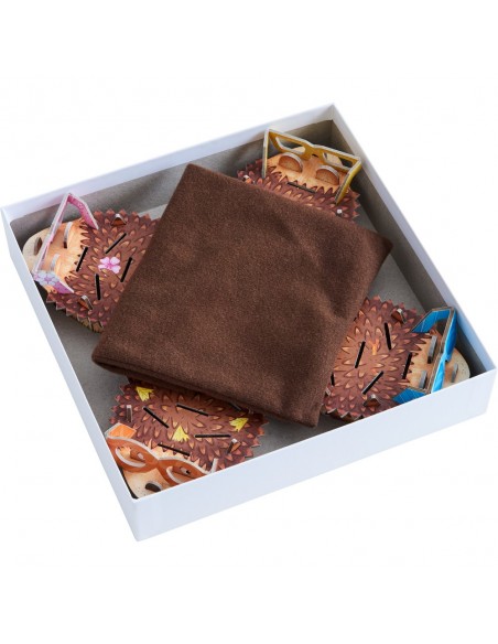 Erizos a la búsqueda de hojas