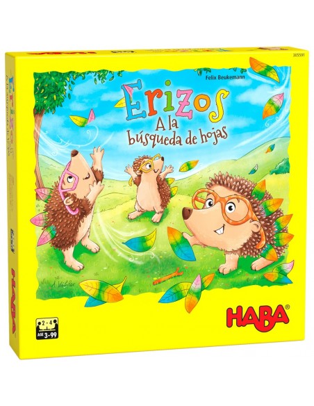 Erizos a la búsqueda de hojas