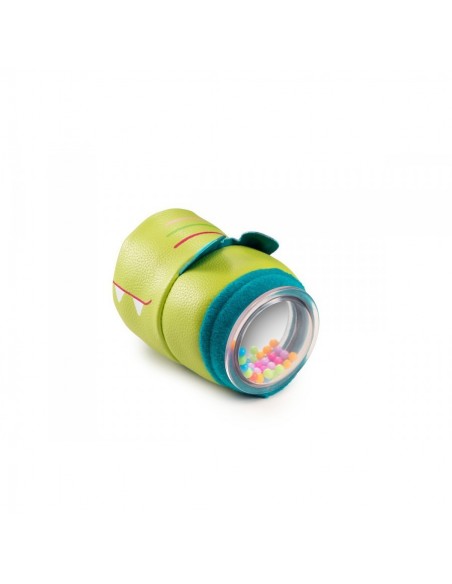 Set de cuatro figuras con sonajero de la selva