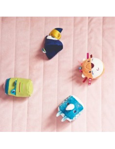 Set de cuatro figuras con sonajero de la selva 2