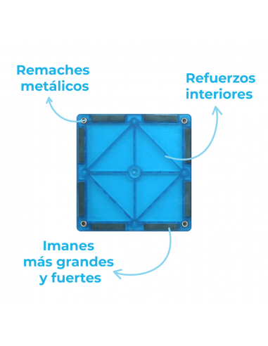 32 piezas magnéticas de construcción Imanix