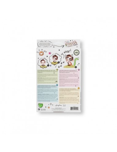 Pinturas para la cara, 8 colores