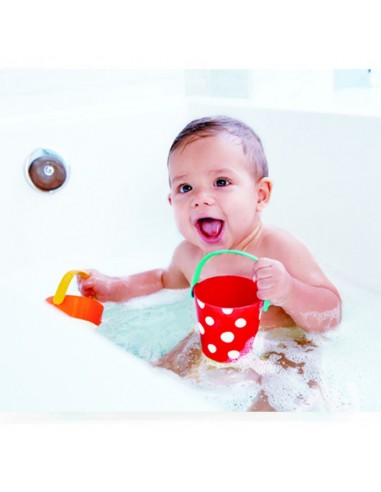 Juego de baño de cubos alegres