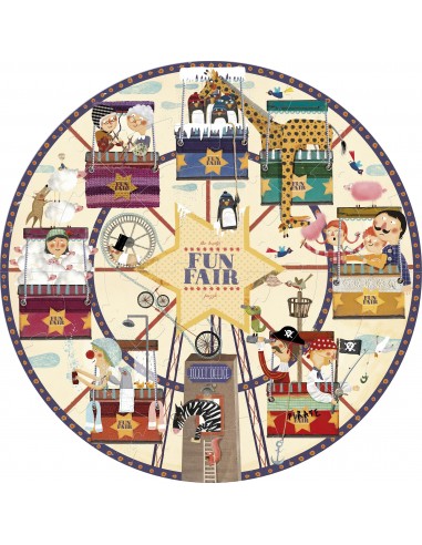 Puzle circular Fun fair, de 36 piezas