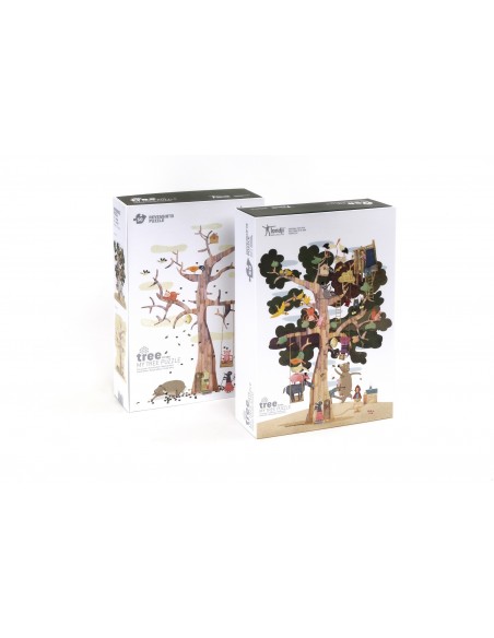 Puzle reversible My Tree, de 50 piezas