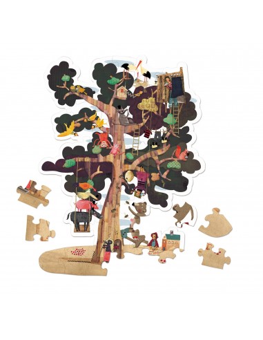 Puzle reversible My Tree, de 50 piezas