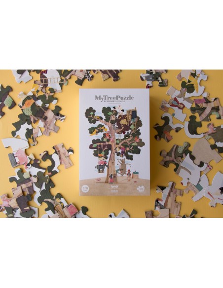 Puzle reversible My Tree, de 50 piezas