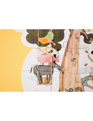 Puzle reversible My Tree, de 50 piezas