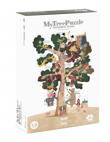 Puzle reversible My Tree, de 50 piezas