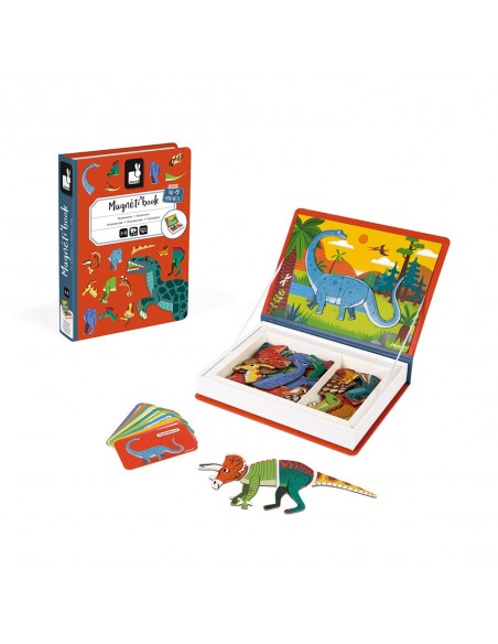 Juego magnético Magneti'book Dinosaurios