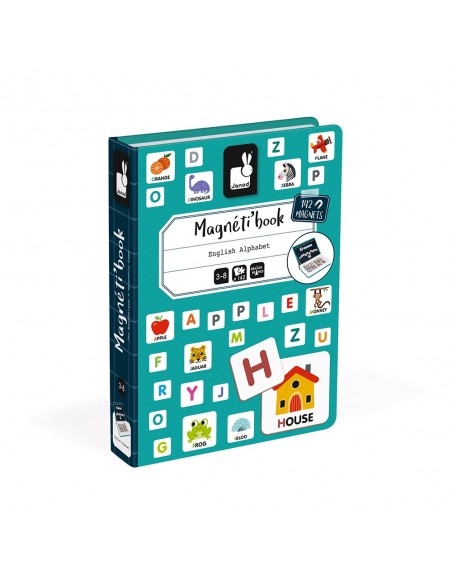 Juego magnético Magneti'book Alfabeto en inglés