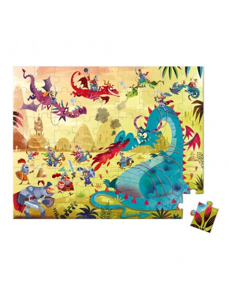Puzle Dragones, de 54 piezas