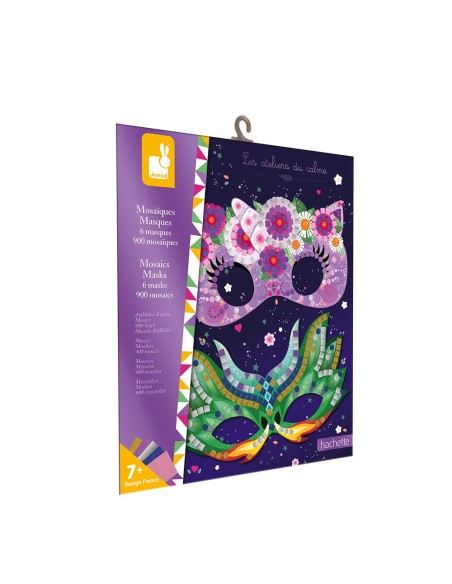 Set de mosaicos de máscaras