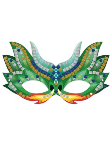 Set de mosaicos de máscaras