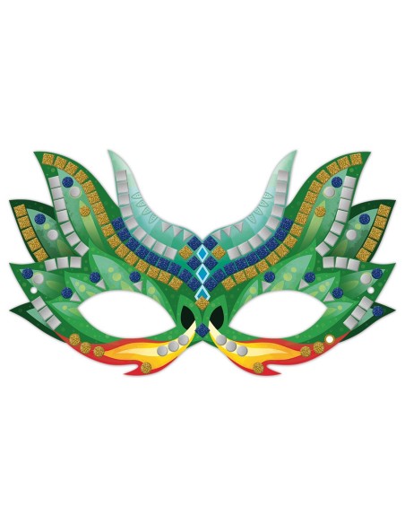 Set de mosaicos de máscaras