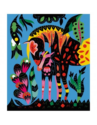 Set para crear siluetas de caballitos y unicornios con scratch