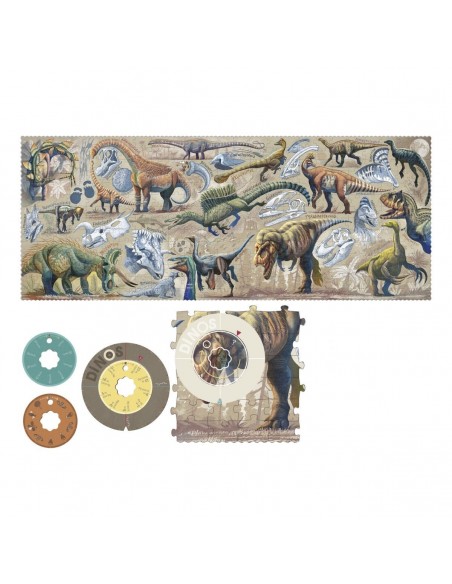 Puzle Dinos Explorer, de 350 piezas