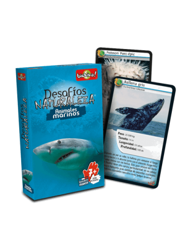 Cartas desafíos Naturaleza: Animales marinos