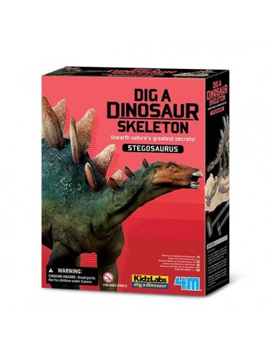 KidzLabs paleontología: esqueleto de Stegosaurus