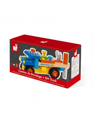 Camión de madera de bricolaje y de arrastre