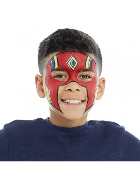 Pinturas para la cara, 12 colores y 2 geles de purpurina