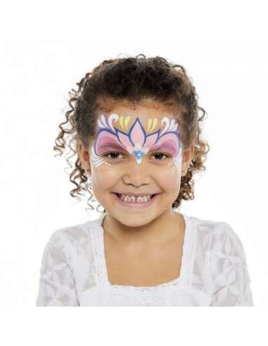 Pinturas para la cara, 12 colores y 2 geles de purpurina