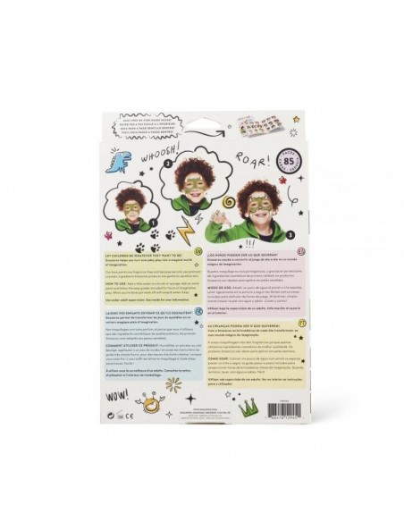 Pinturas para la cara, 12 colores y 2 geles de purpurina