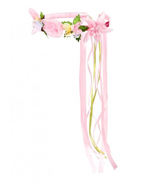 Diadema de cintas Maud, color rosa